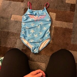 DC Comics Starry Blue and Pink Kids Swimwear